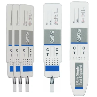 Image of One Step Cannabis Urine Panel Drug Tests, 5 x Rapid Dip Card Testing Kits, 50ng/mL Cut Off, Detects Marijuana, Hashish, THC, Ideal for Parents, Schools, Hospitals, Workplace (5 Tests)