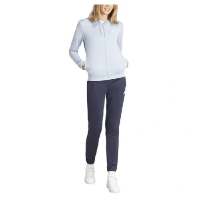 Image of adidas Women&#039;s Linear Track Suit, wonder blue/legend ink/white, XXS