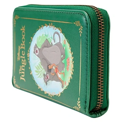 Image of Loungefly Disney Jungle Book Zip Around Wallet, Multicolor, Wallet