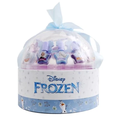 Image of Markwins Frozen Snowball Box, Makeup Bag with Frozen&#039;s Products, Fun Kit, Colourful Accessories, Toys and Gift for Kids