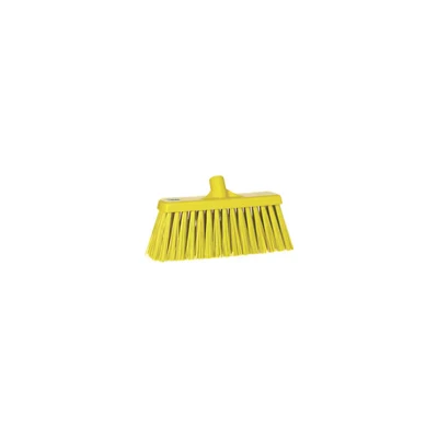 Image of Vikan 29156 Very Hard Broom, Yellow, 330mm Length, 100mm Width, 170mm Height