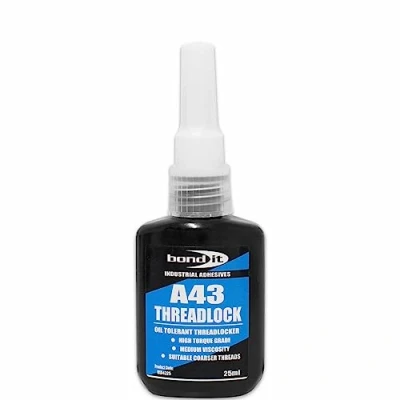 Image of Bond it 25ml Stud Lock A43 Tolerant Removable Permanent Strength Anaerobic Thread locker Bonding Cork leather rubber metals wood Glue