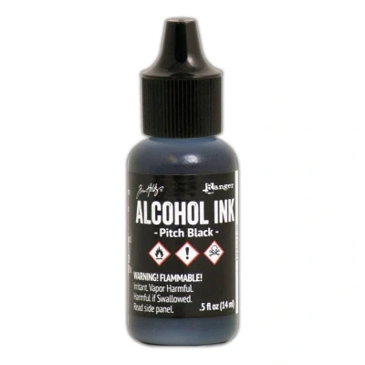 Image of Ranger Tim Holtz Adirondack Alcohol Ink, Pitch Black