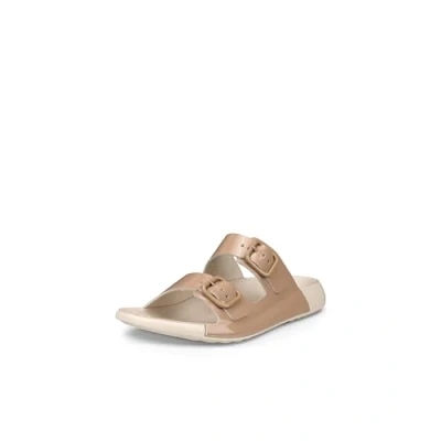 Image of Cozmo Leather Women&#039;s Slides Sandals