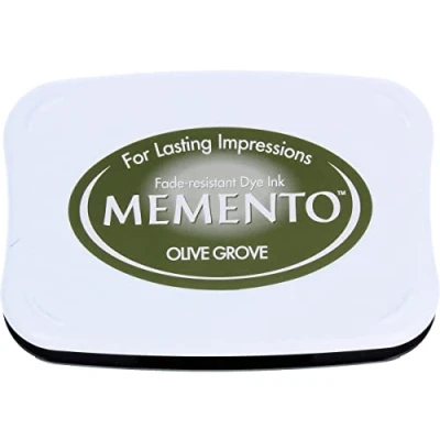 Image of Tsukineko Memento Dye Ink Pad Olive Grove