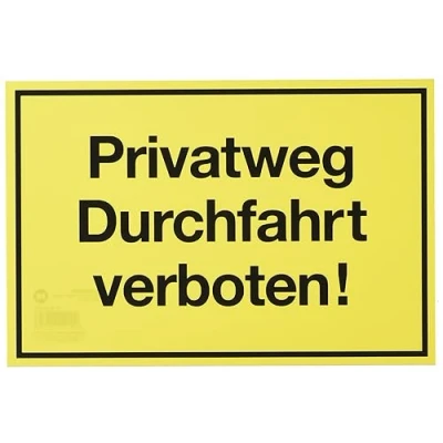 Image of Meister Sign Plaque Draw Attention to A The Foul Information Safety Marking/Hazard Note Property Marking Commercial Marking, 500360