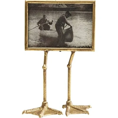 Image of Kare Design Frame Duck Feet Horizont, Gold, Glass Clear, Room Decor, Extravagant, Picture Frame, Living Room, Bedroom, Hallway, Childrens 38x19cm