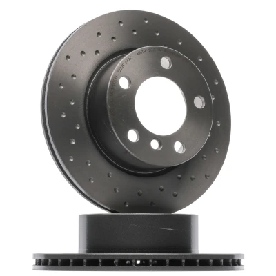Image of 34116792215 Brake disc BREMBO 09.9750.2X 284mm 22mm 5 perforated/vented Coated High carbon BMW: 1 Hatchback, 2 Coupe