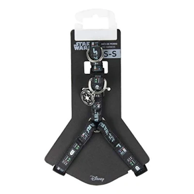 Image of CERDÁ LIFE&#039;S LITTLE MOMENTS For Fan Pets Darth Vader S M Dog Harness Official Disney Star Wars® Licensed