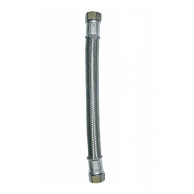 Image of 30cm Full Bore High Flow 3/4 x Inch Flexible Hose Pipe Water Connector