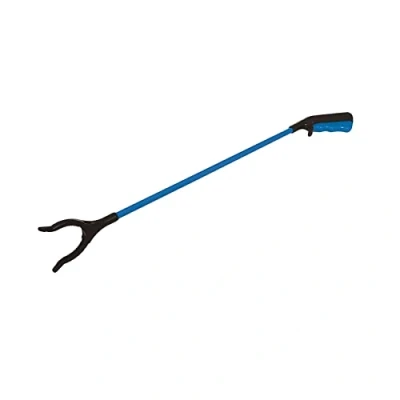 Image of Dapetz ® Litter Picker, 32&quot; 800mm 80cm Fibreglass Shaft Plastic Jaws and Handle Grabber Picker Long Arm Rotating Gripper Handy Reacher Reaching Aid Grabbers