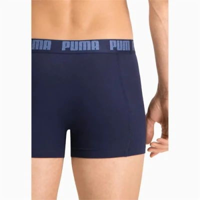 Image of PUMA Men&#039;s Basic Boxer Shorts, Navy, XL (Pack of 2)