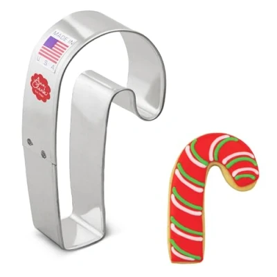Image of Ann Clark Cookie Cutters Candy Cane Cutter, 8.89 cm