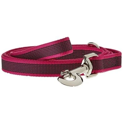 Image of Color &amp; Gray Super Grip Leash with Handle, and D Ring, 20 mm x 2 m, Pink