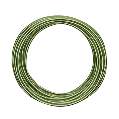 Image of Vaessen Creative Aluminium wire 4mm 10m apple green,