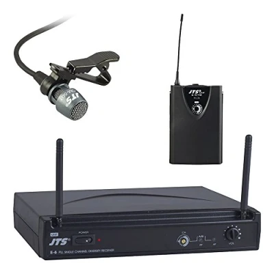 Image of JTS E 6 UHF Wireless Beltpack Lapel Tie Clip Microphone Church Conference PA