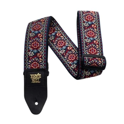 Image of Ernie Ball Royal Bloom Jacquard Guitar Strap