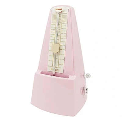 Image of HOSEYIN Mechanical Metronome, Universal Metronome for Piano, Guitar, Violin, and Other Instruments (Standard, Pink)