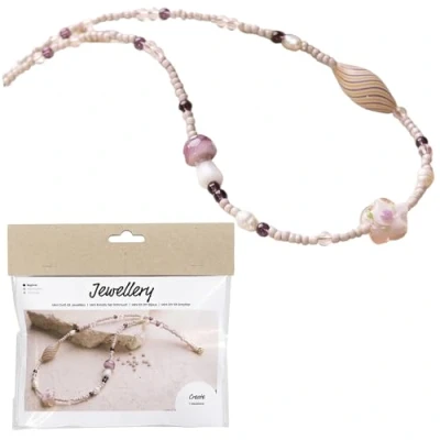 Image of Beaded Necklace Mini Jewellery Making Craft Kit