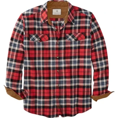Image of Legendary Whitetails Men&#039;s Big &amp; Tall Flannel Shirt, Barn Side Plaid, X Large