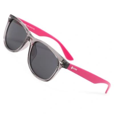 Image of ATOM Polarized 100% UV Protection Kids Sunglasses Aged between 5 12 Years Children for Boys and Girls (Pink &amp; Grey)