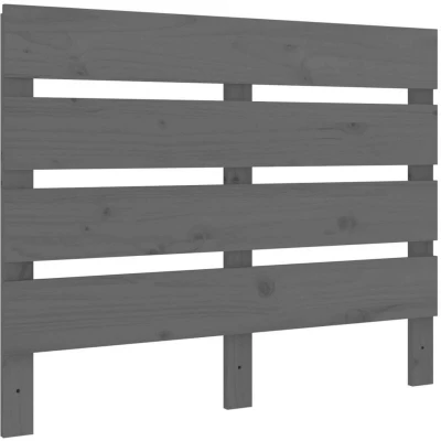 Image of vidaXL Headboard Grey 100x3x80 cm Solid Wood Pine