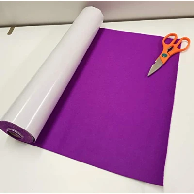 Image of 1/2 Metre x 450mm Wide roll of Thistle Sticky Back SELF Adhesive Felt Baize