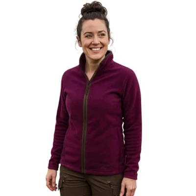 Image of Game Technical Apparel Ladies Penrith Fleece Top Womens Winter Warm Zipper Jacket