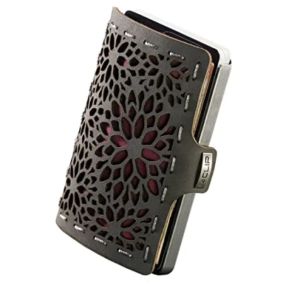 Image of I Clip Original Wallet with Coinpouch Leather Cardholder Moneyclip Slim Lei