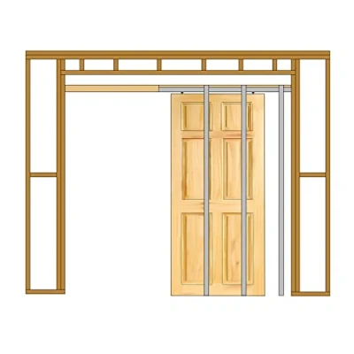 Image of EAI Pocket Door Kit Single Sliding System 915 x 2032mm Max Size