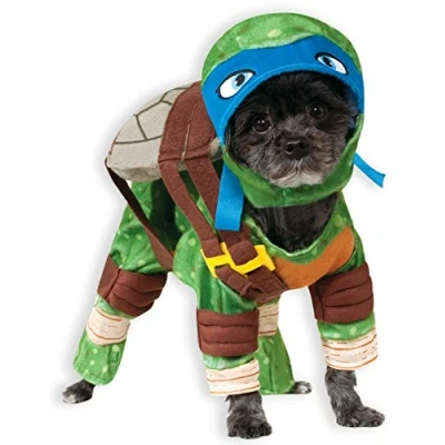 Image of Rubie&#039;s Official Pet Dog Costume, Leonardo, Teenage Mutant Ninja Turtles X Large