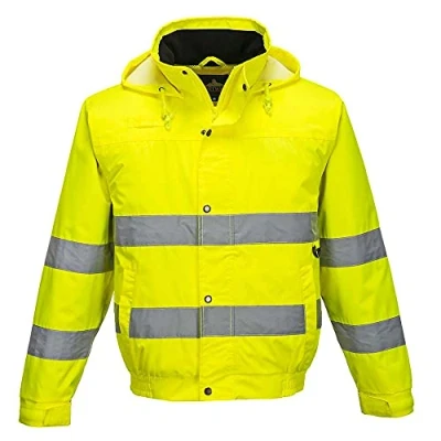 Image of Portwest Hi Vis Lite Bomber Jacket Yellow Large
