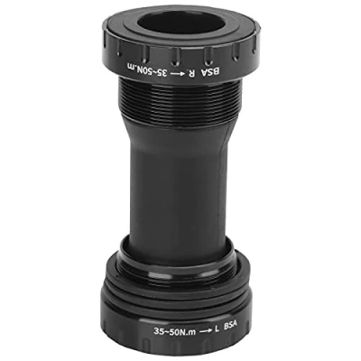 Image of Zunate Bike Bottom Bracket, 68 73mm BB Brackets Waterproof Hollow Bracket Kit for Threaded (Black)