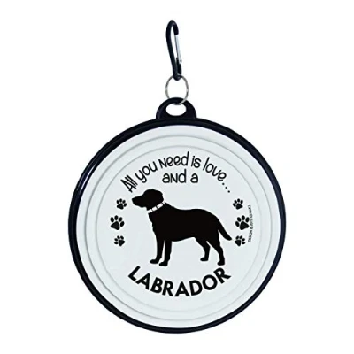 Image of Travel Dog Bowls Collapsible Bowl Large Dogs (Labrador)