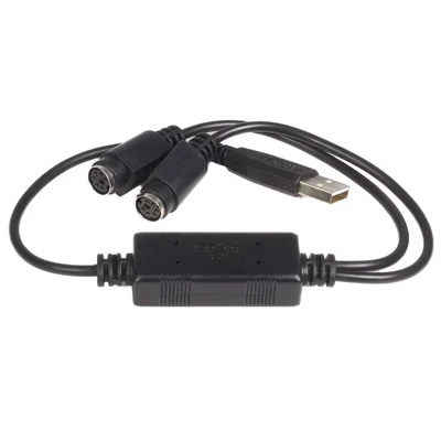 Image of StarTech.com USB to PS/2 adapter for Keyboard and mouse / USBPS2PC