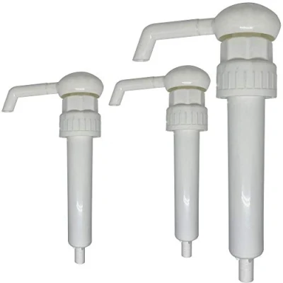 Image of Ibex Mart Pack of 38MM Pump Dispensers to Suit 5 Liter Containers Dispenses 15ML Dose White (3)