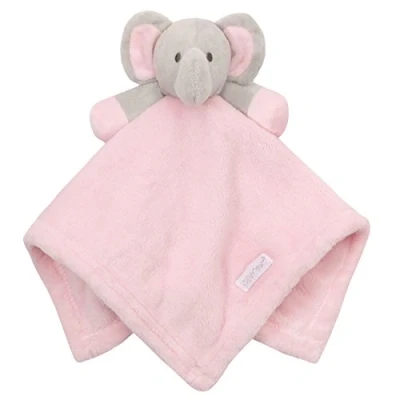 Image of Elephant Design Comforter Babies Soother Blanket (Pink)
