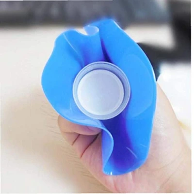 Image of 2pcs Rubber Jar Gripper Pads Non slip Opener Silicone Grips Round Kitchen Coasters Multi Purpose Bottle Lid Openers