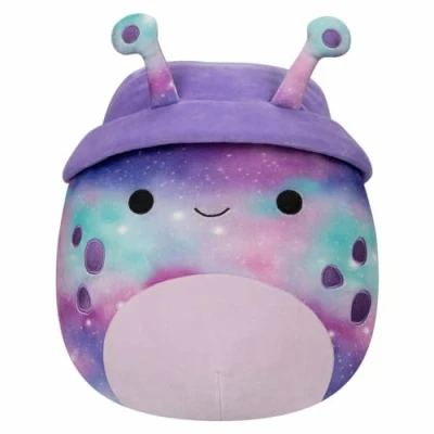 Image of Squishmallows 12&quot; Daxxon Purple Alien W/Bucket Hat