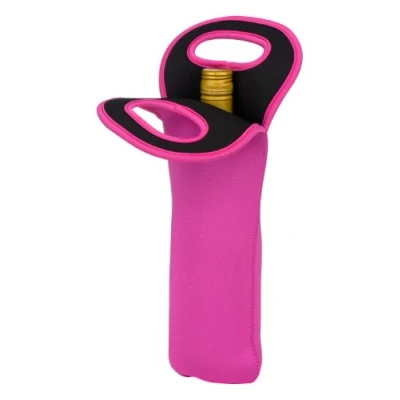 Image of Premier Housewares Wine Bottle Cooler Hot Pink
