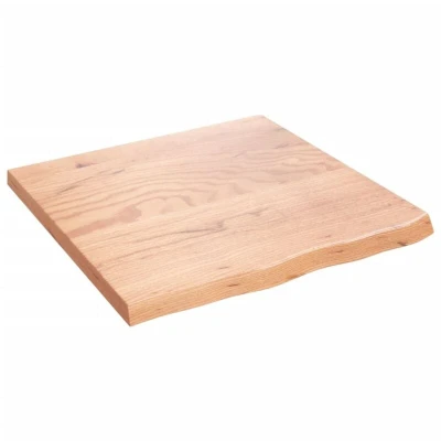 Image of vidaXL Wall Shelf Light Brown 60x60x(2 4) cm Treated Solid Wood Oak