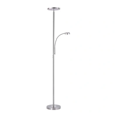 Image of Hans Round Mother &amp; Child Lamp Steel 1x 21.5W LED 3000K, 4W 3000K Dimmable