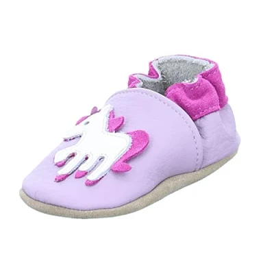 Image of Beck Girls Unicorn Crawling shoes