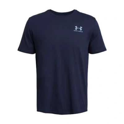 Image of Under Armour Mens Sportstyle Short Sleeve T Shirt Blue L