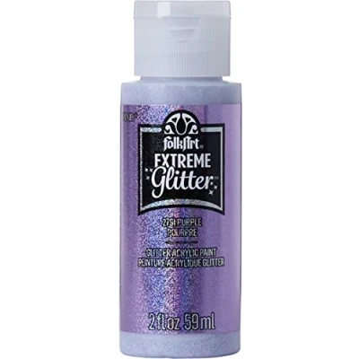 Image of Plaid Acrylic Paint, Purple, 2 Ounce