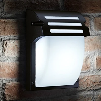 Image of Auraglow Energy Saving 5w LED Industrial Outdoor Garden Wall Light Cool White