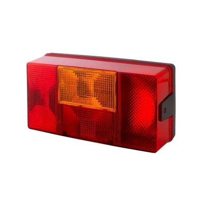 Image of 5009820 Combination Rearlight HELLA 2SD 006 040 161 Right red/yellow black without bulbs, for trailer
