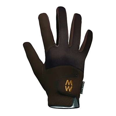 Image of 1 Pair Brown Macwet Short Climatec Sports Gloves Unisex 7.75
