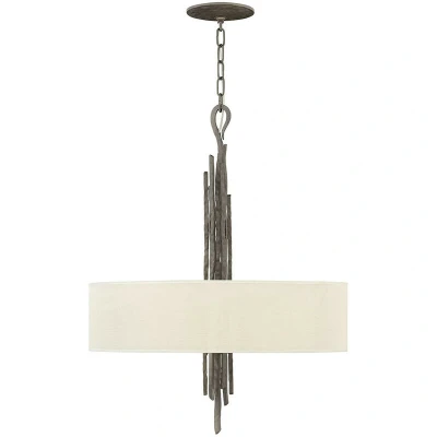 Image of Spyre 6 Light Round Ceiling Pendant Bronze, E14