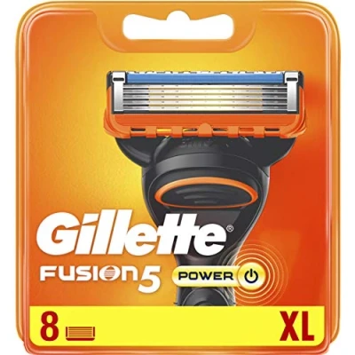 Image of Gillette Männer Fusion5 Power Razor Blades Pack of 8